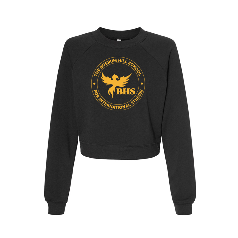 Womens cropped sweatshirt